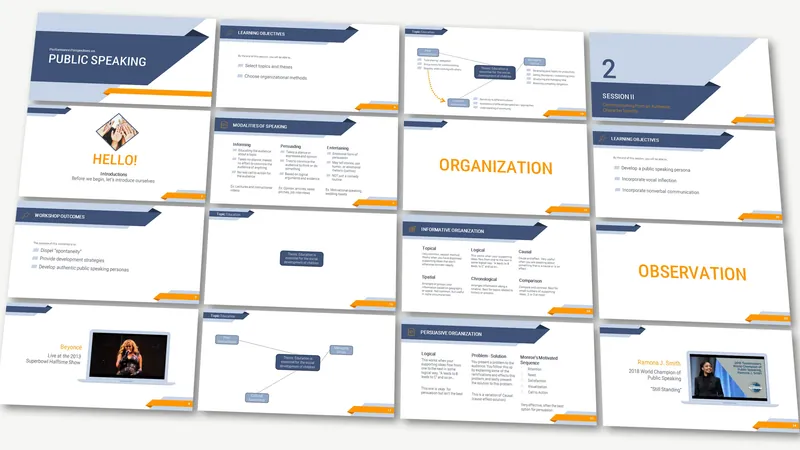 Collage of workshop slides